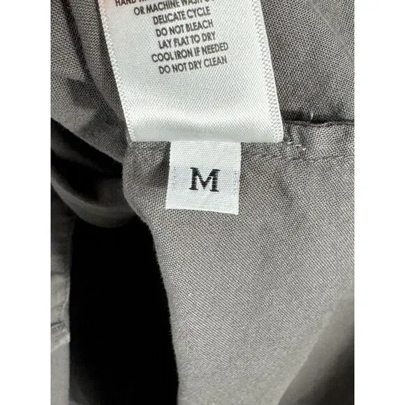 Mika Jaymes Men's Medium Gray Long Sleeve Button Down Shirt‎